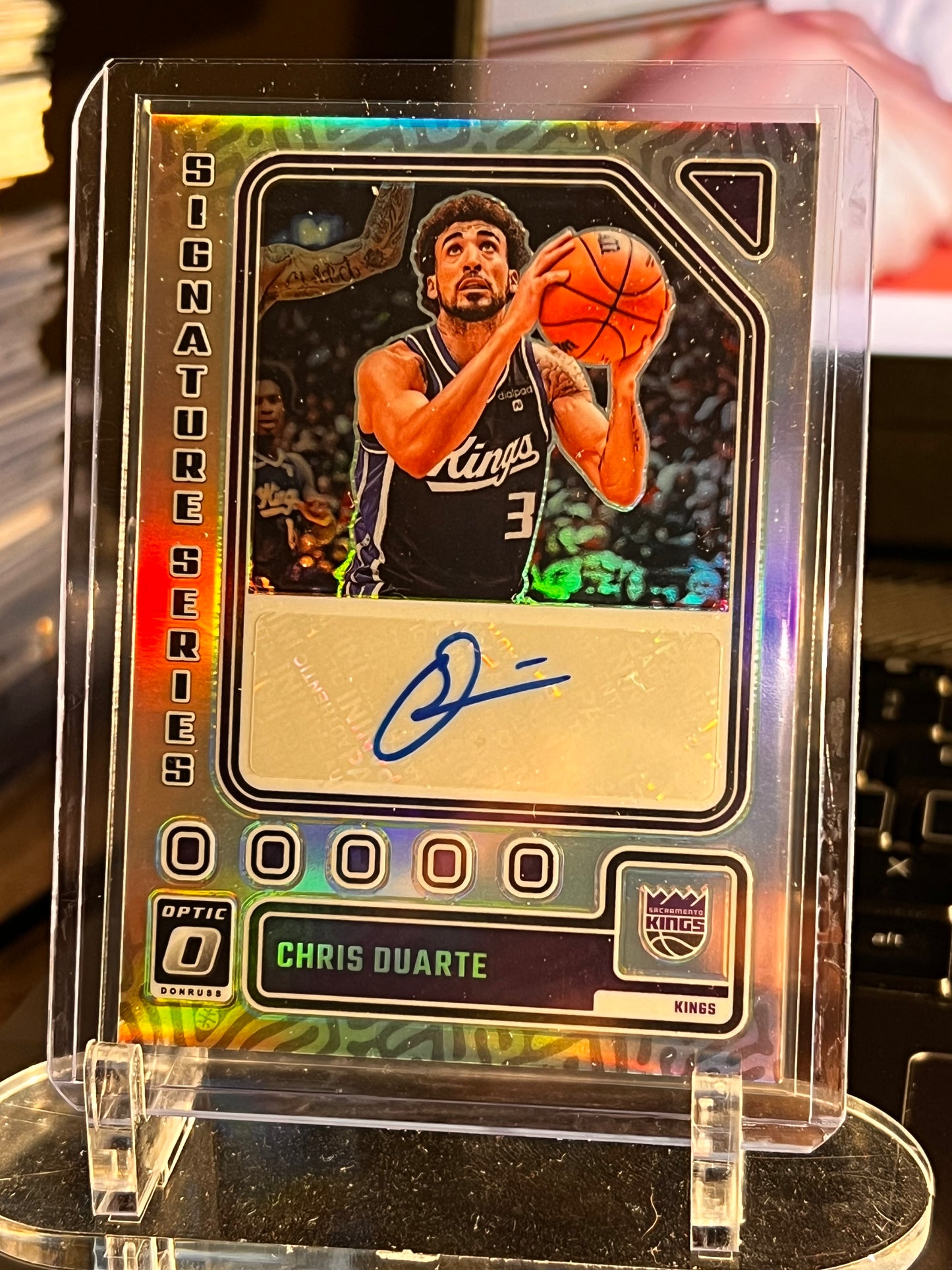 🏀 2023-24 Panini Donruss Optic – Signature Series Auto Chris Duarte #SS-DRE
